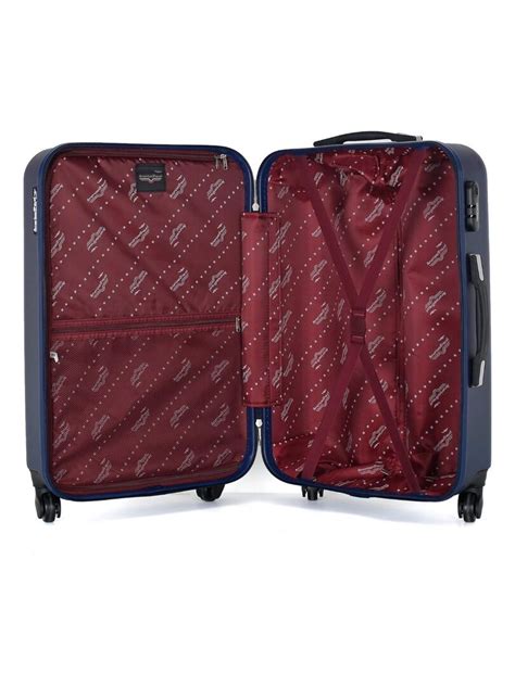 AMERICAN TRAVEL Valise Weekend ABS QUEENS A 4 Roues 60 Cm Bleu