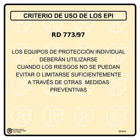 Nueva Ventana Criterio De Uso De Los EPI Pdf 24 Kbytes