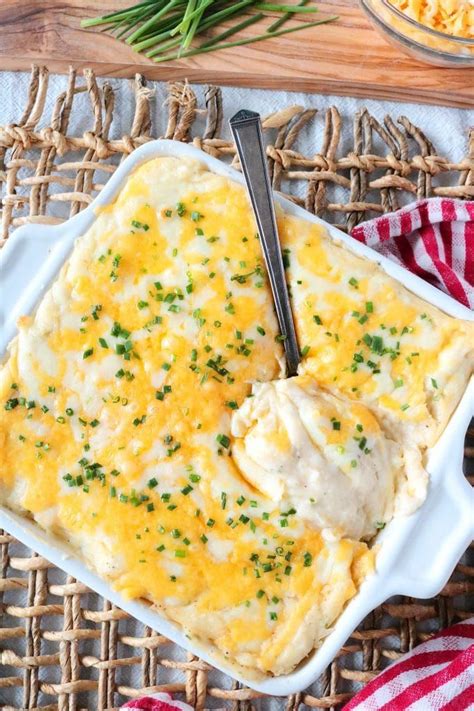 Cheesy Mashed Potatoes Recipe Mashed Potato Casserole Artofit