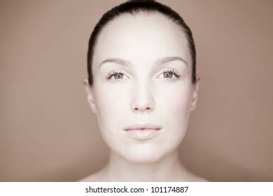 Woman Nude Natural Makeup Stock Photo Shutterstock