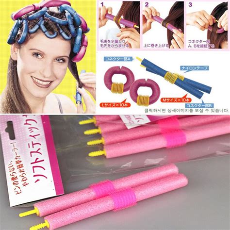 12pcs Soft Foam Curlers Makers Bendy Twist Curls Tool Diy Styling Hair