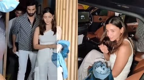 Alia And Ranbir Step Out For Dinner Fans See Her Blushing Watch Bollywood Hindustan Times