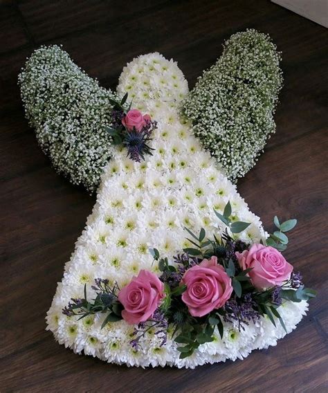 Angel Tribute Funeral Floral Arrangements Flower Arrangements Diy