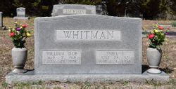 William Dub Whitman M Morial Find A Grave