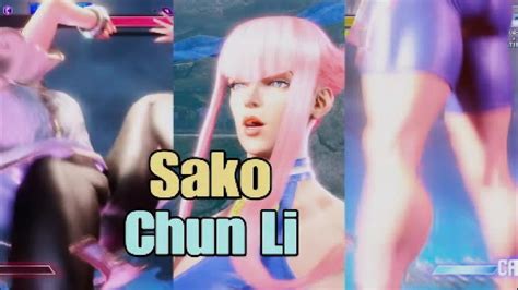 Street Fighter Sako Chun Li Vs Poyheyhe Manon Youtube