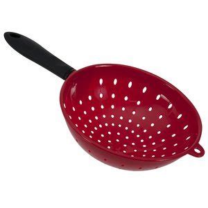 Amazon.com: Red Plastic Strainer Colander with Handle - 6": Kitchen ...