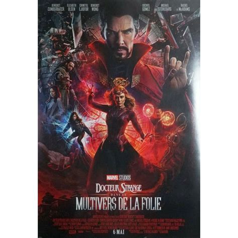 ドクターストレンジ 3 マルチバースオブマッドネス 映画ポスター マーベル フランス版 両面印刷 27×40インチ 689×1016cm