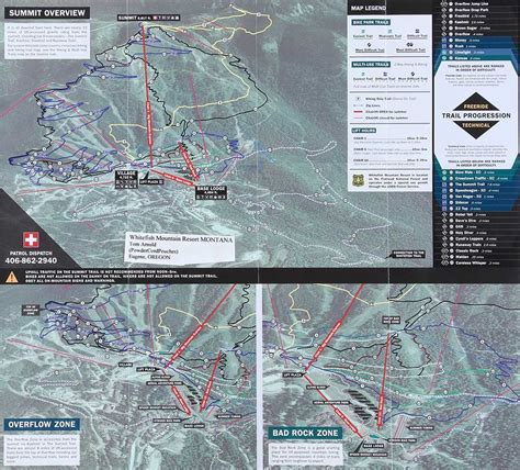 Whitefish Mountain Ski Area Trail Map
