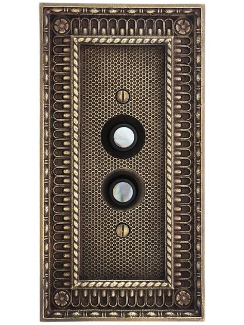 Premium Push Button Light Switch With True Mother Of Pearl Buttons