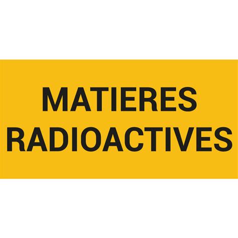 Pictogramme Mati Res Radioactives