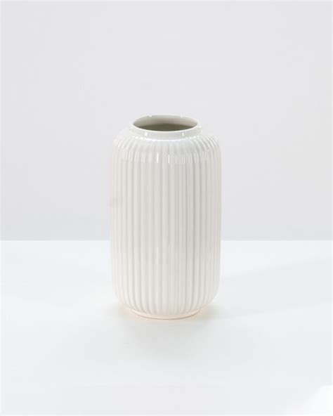 Vase en céramique blanc Angimage