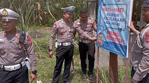 Satlantas Bireuen Imbau Pengendara Berhati Hati Di Lokasi Rawan Kecelakaan