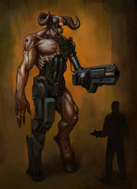 Doom Fan Art Cyber Demon By Chrislazzer On Deviantart