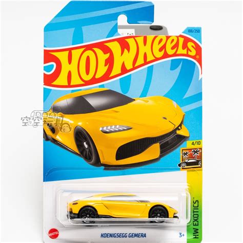 No Koenigsegg Gemera Koenigsegg Gemera Koenigsegg Yellow Mattel Hot Wheels Alloy Small