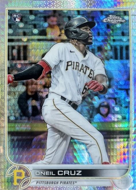 Oneil Cruz 2022 Topps Chrome 128 Prism Refractor Price Guide Sports