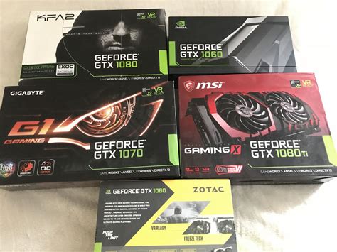 Geforce Gtx 1080ti Gtx 1080 Gtx 1070 Gtx 1060 6gb Si Cia May