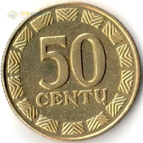 Литва 1997-2014 50 центов