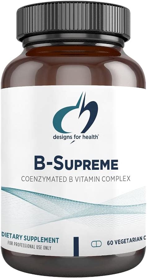 Amazon Designs For Health B Supreme Complejo De Vitamina B Con