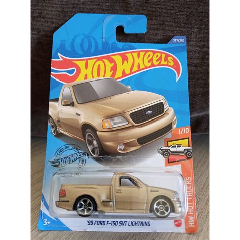 Hot Wheels Ford F Svt Lightning Shopee Brasil