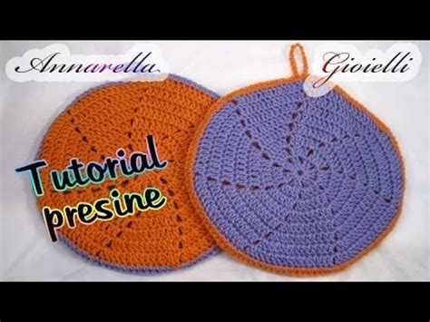 Tutorial Presina A Uncinetto How To Crochet A Pot Holder Youtube