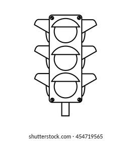 Stop Light Clip Art Black And White