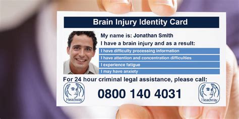 Brain Injury Identity Card Application Form