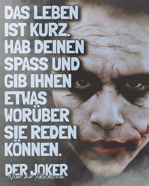 Pin Von K Auf Wahre Worte Joker Zitate Spr Che Zitate Lustige