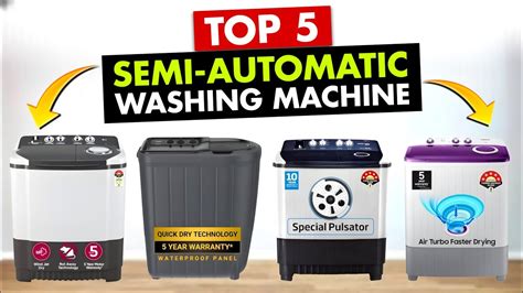 Top 5 Best Semi Automatic Washing Machine In India 2024 Semi