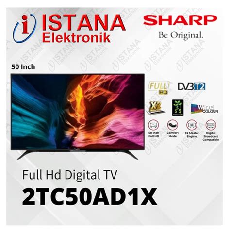 Promo Sharp Aquos Led Inch Full Hd Digital Tv Tc Ad X Cicil X