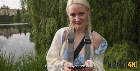 Blonde Roughly Fucked By A Stranger In The Park POV