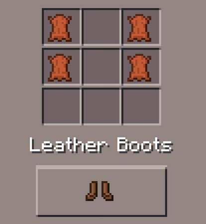 Leather Boots: Minecraft Pocket Edition: CanTeach