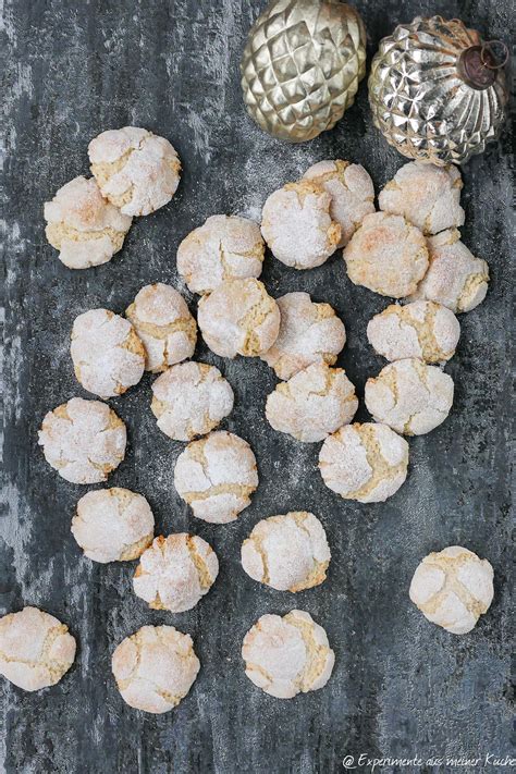 Amaretti Kekse Italienische Mandelmakronen Mit Zutaten