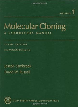 Amazon Molecular Cloning A Laboratory Manual Third Edition