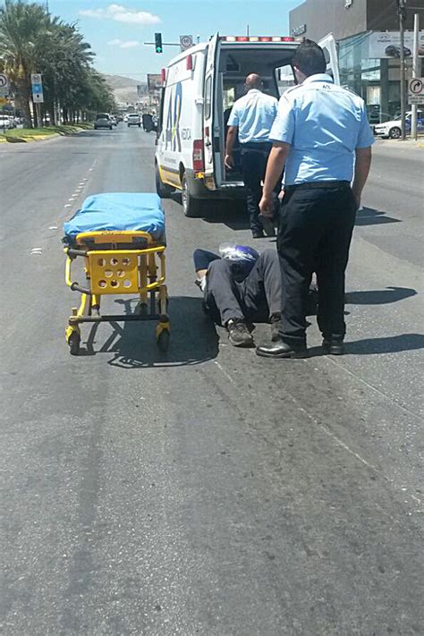 Derrapa Motociclista En El Bulevar Independencia