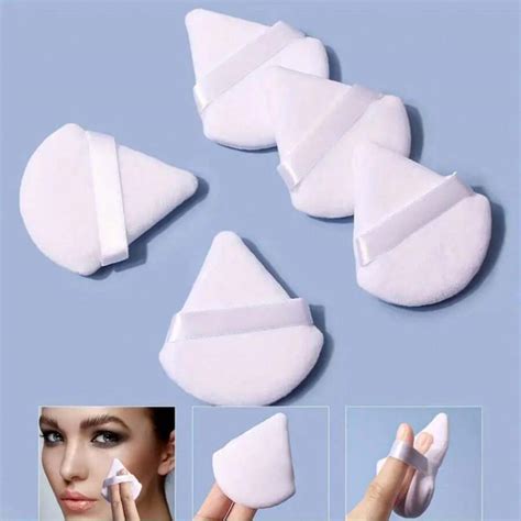 Lot De Ponges De Maquillage Triangulaires Douces Floqu Es Douces