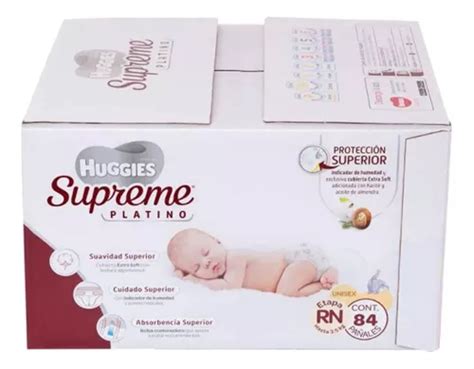 Pañales Recién Nacido Huggies Supreme Platino 84 Pzas Mercadolibre