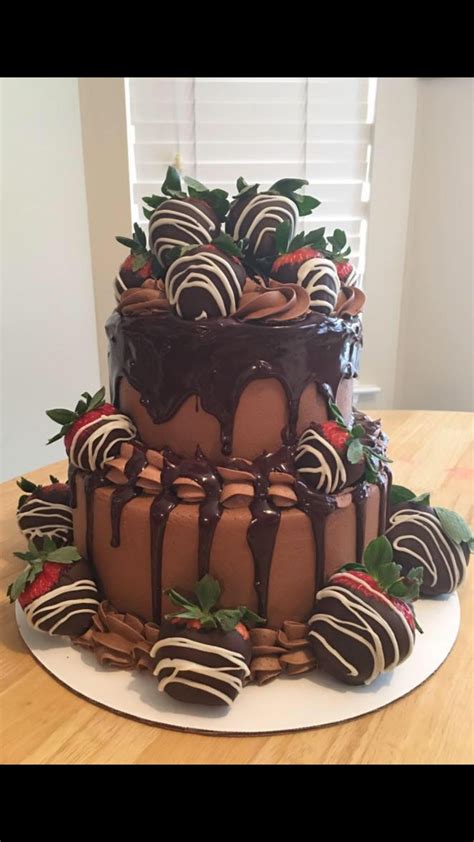 Chocolate Covered Strawberry Cake Chocolate Covered Strawberry Cake Chocolate Drip Cake