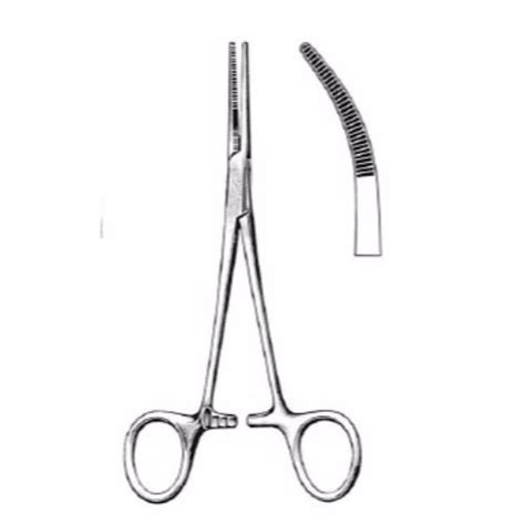 Kelly Hemostatic Forceps 14 Cm Curved JFU Industries