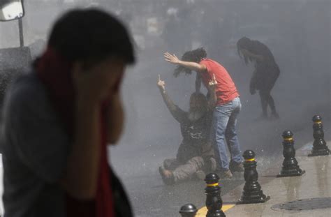 7 Outrageous Photos Of Turkish Protesters Being Hit With Tear Gas And