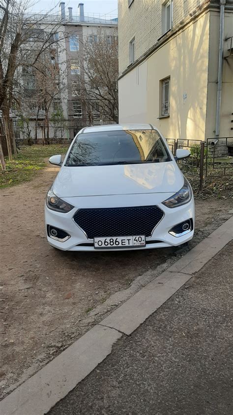 Переделка решётки радиатора — Hyundai Solaris (2G), 1,6 л, 2017 года ...