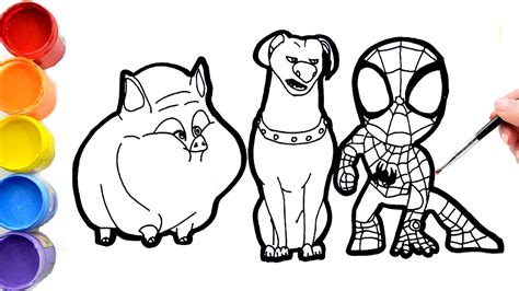 Drawings Of The Marvel S Spidey And His Amazing Friends Vs Dc League Of