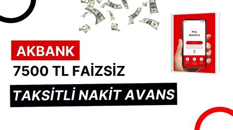 Akbank Tl Fa Zs Z Nak T Avans Ver Yor Fa Zs Z Kred Veren