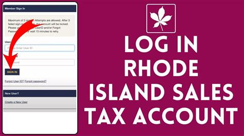 How To Login To Rhode Island Sales Tax Account 2024 Sign In To Rhode Island Sales Tax Account