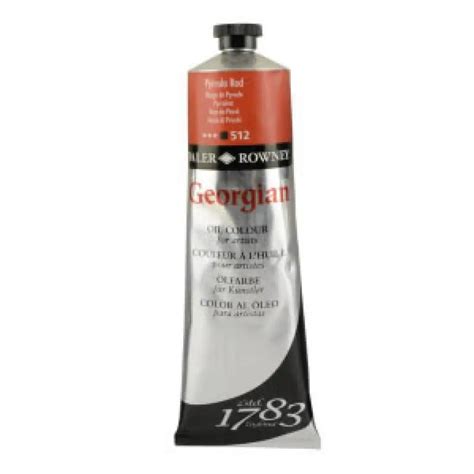 Daler Rowney Georgian Oil Paint Ml Naphtol Crimson Arthipo