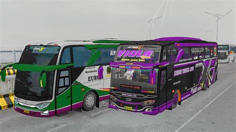 Bus Sudiro Tunggal Jaya Viola Ugal Ugalan Telolet Basuri Viral Bus