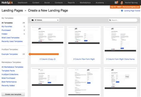 HubSpot Update: Example Templates