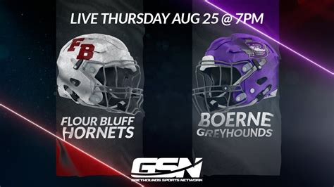 2022 Greyhound Football Flour Bluff Hornets Vs Boerne Greyhounds