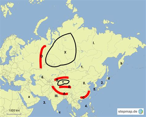 Stepmap Asien Landkarte F R Deutschland