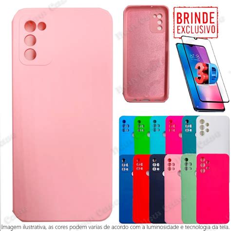 Capa Silicone Premium Case Veludo A S Vidro D Brinde Shopee Brasil