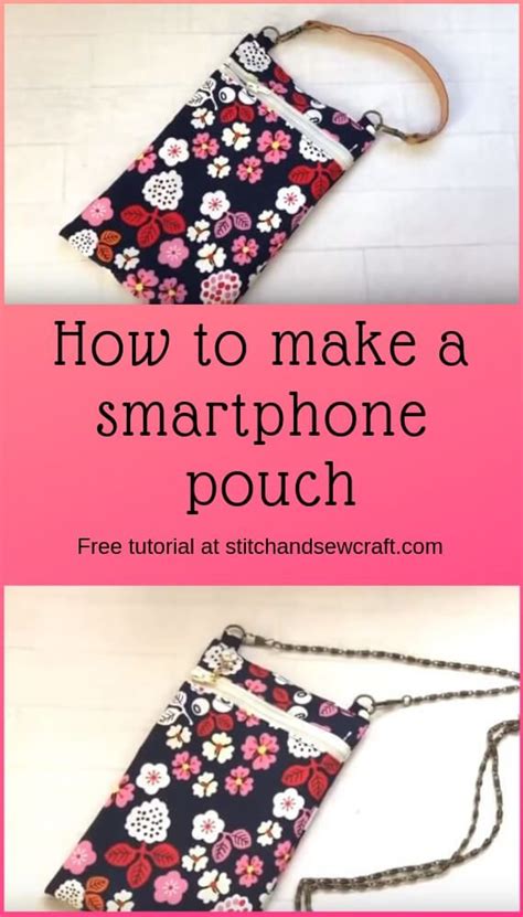 Free Cell Phone Pouch Sewing Pattern Charleenhenry